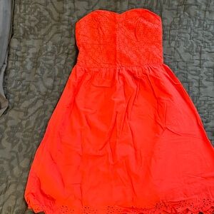Xhilaration Red Smocked Dress